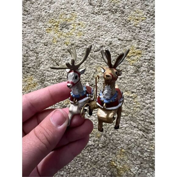 Hallmark Keepsake Comet & Cupid Reindeer Ornament 3rd Of 5 Ornament - Picture 7 of 7